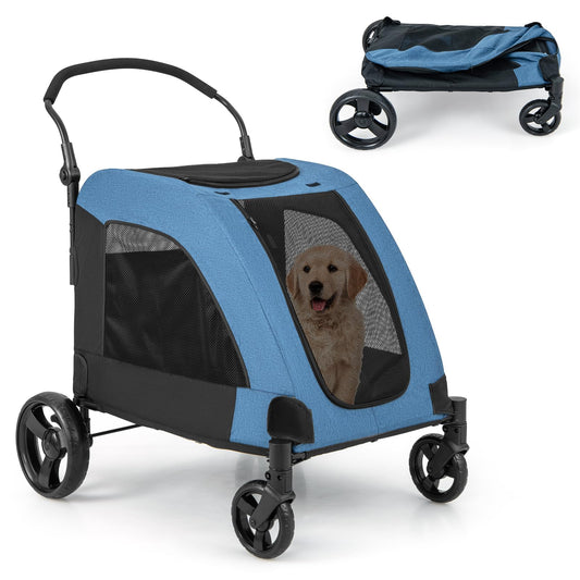 Extra Large Dog Stroller for Senior and Large Dogs 132 lb Capacity